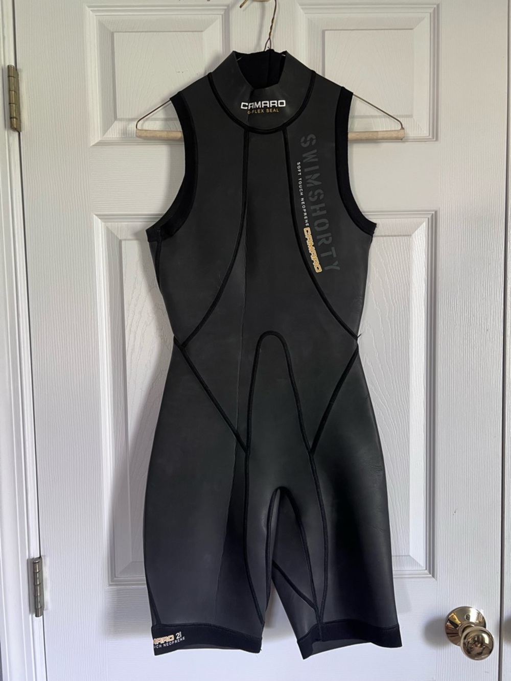 Women's Black Swim Shorty Wetsuit